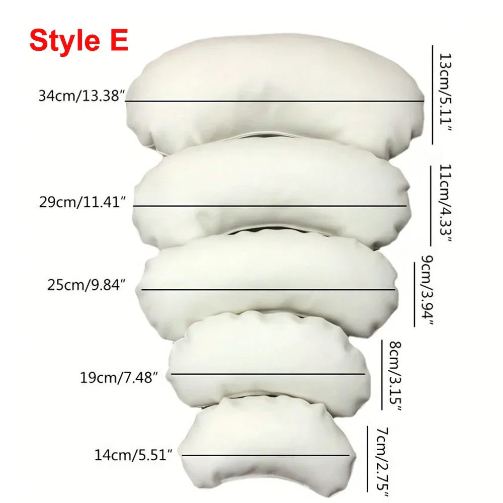Newborn Photography Props Creativity Donut Posing Pillows Cushion Crescent Basket Filling Pillow Baby Photoshoot Accessories