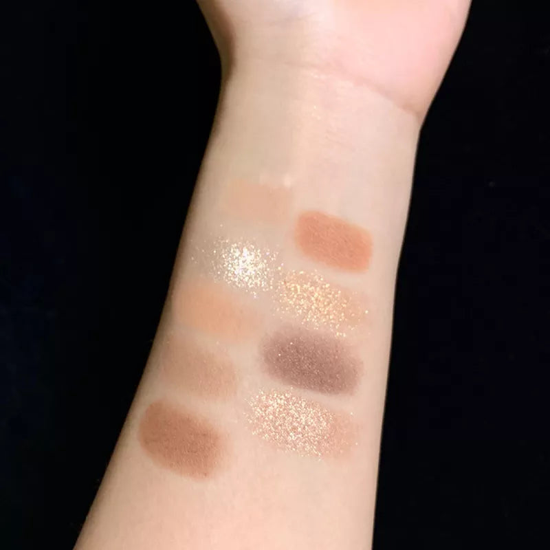 NEW2023 Lasting Shimmer Eye Shadow 9 Colors Makeup Palette Glitter Waterproof Glitter Eyeshadow Shimmer High Pigment Cosmetics