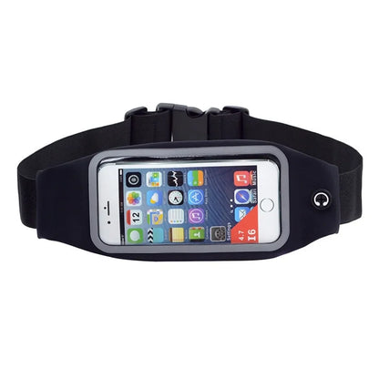 Waterproof Running Waist Bag Phone Touch Screen Pocket Outdoor Jogging Cycling Running Bag Adjustable Pack Purse Sport Belt Bag