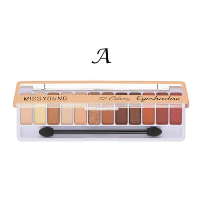 NEW Colors Nude Eyeshadow Makeup Palette Matte Lasting Waterproof Non-Flying Powder Eye Shadow Makeup Cosmetics