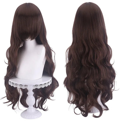 Genshin Impact Ice Blue Wig for Ayato Kamisato Cosplay Wig for Anime Long Fluffy Spiky Heat Resistant Wig for Halloween Party