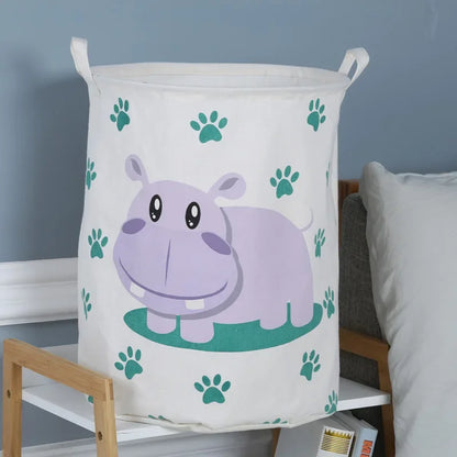 1pc Cloth Art Folding Geometry Dirty Clothes Toys Storage Bucket Household Storage Basket Dirty Clothes Laundry Basket 40*50cm