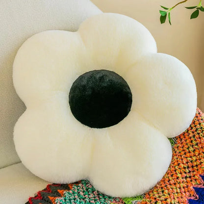 Cushion Flower Circular Shape Cloth With Soft Nap Office Classroom Chair Cushion Couch Pillow Bedroom Floor Winter Thick