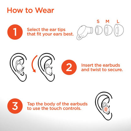 How to wear SleepEEZ Mini Earbuds