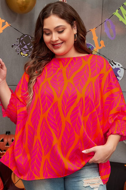 Plus-size fit tailored for comfort and flattering curves.