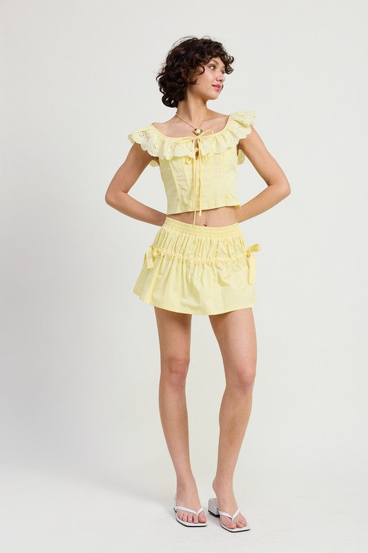 Lined front for modesty and smooth coverage. 