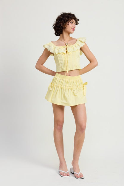 Lined front for modesty and smooth coverage. 