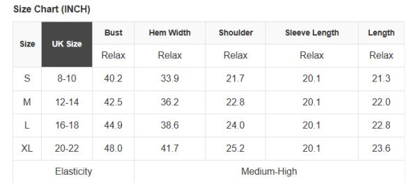 Stripe Round Neck Sweater Sizes