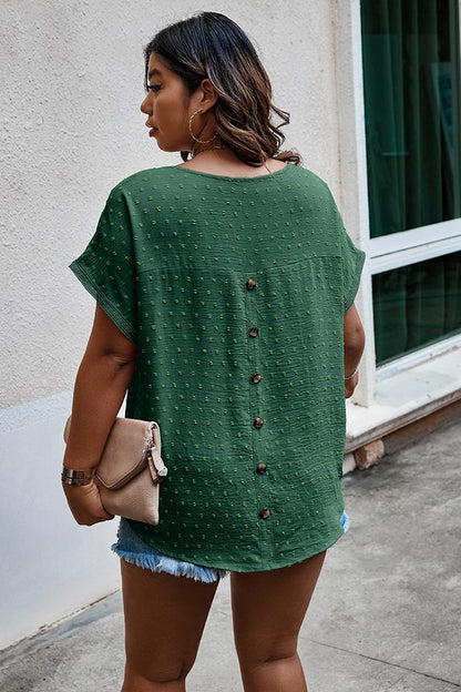 Simple, solid color makes it easy to match with jeans, skirts, or shorts. 