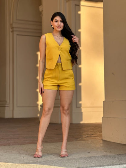 Two-Button Dressy Vest
