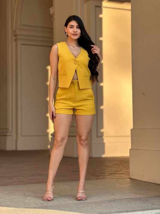 Two-Button Dressy Vest