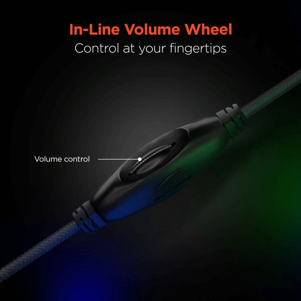 Control your in-line volume with the V150 Stereo Headset microphone