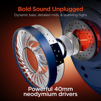 Get bold sound unplugged with VIBE Wireless Headphones