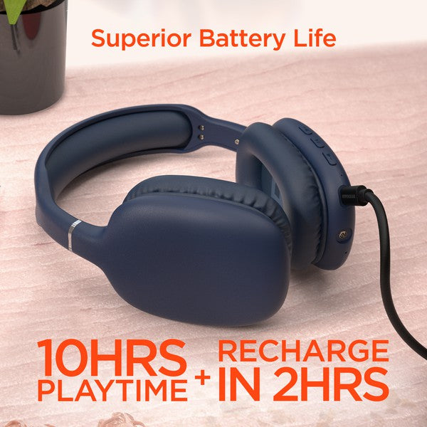 Enjoy superior battery life with HyperGear VIBE Wireless Headphone