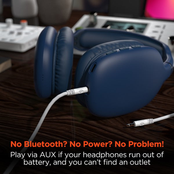 Play VIBE Wireless Headphones with AUX without Bluetooth