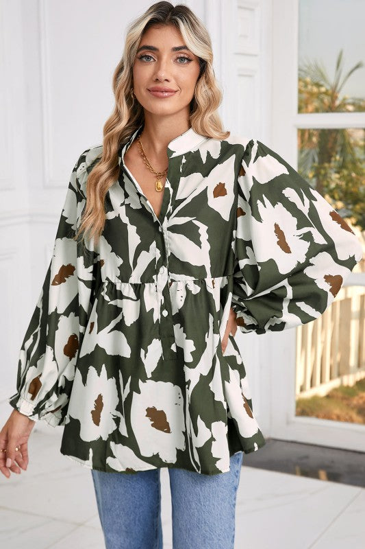 Button details add a playful and functional accent. 