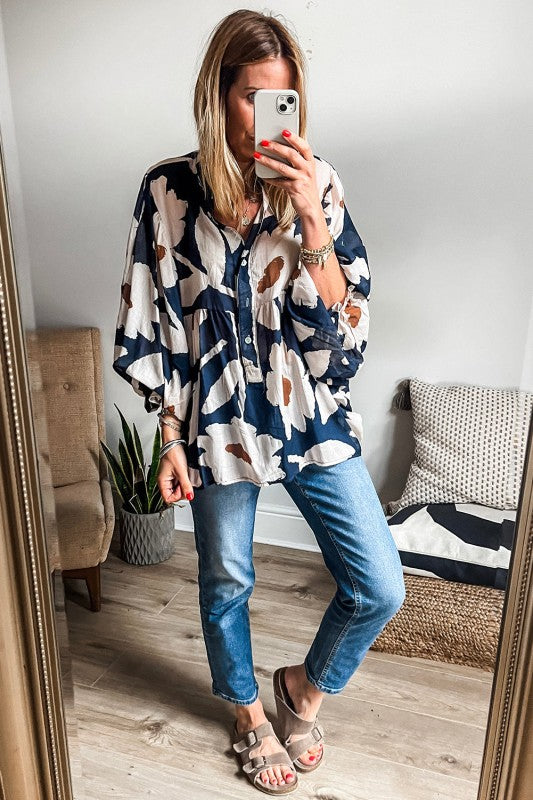 Soft, non-pliable finish preserves prints well—machine wash delicate or hand wash recommended. (Inferred from fabric)