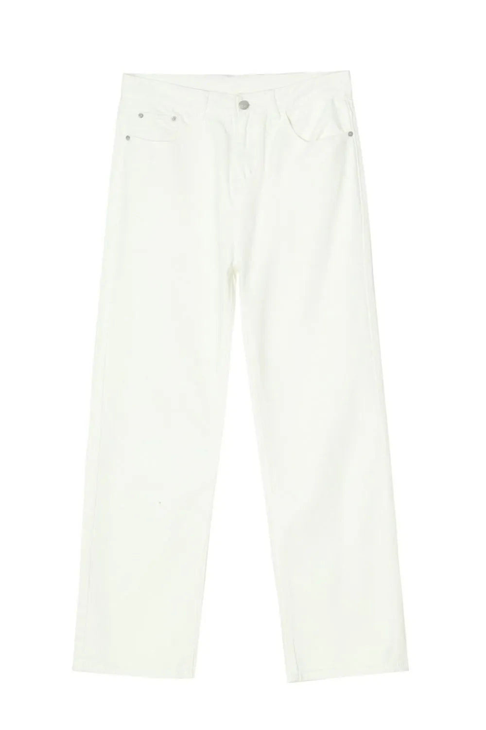 Classic silhouette. Modern edge. These jeans combine the timeless appeal of a straight leg with the sleekness of a slim fit—finished in a washed tone that adds character to every step.