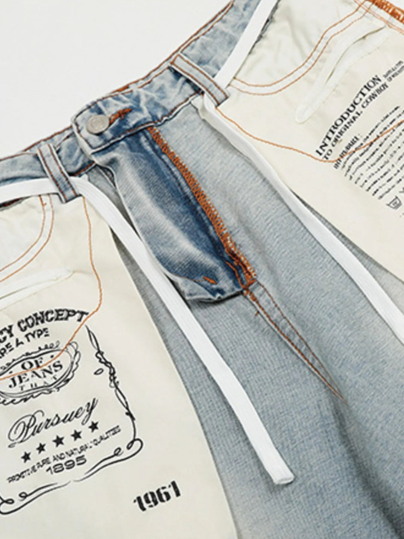 Bold. Baggy. Unapologetically stylish. These wide-leg jeans bring together retro flair and modern streetwear with standout side stripes and patchwork detailing that demand attention.