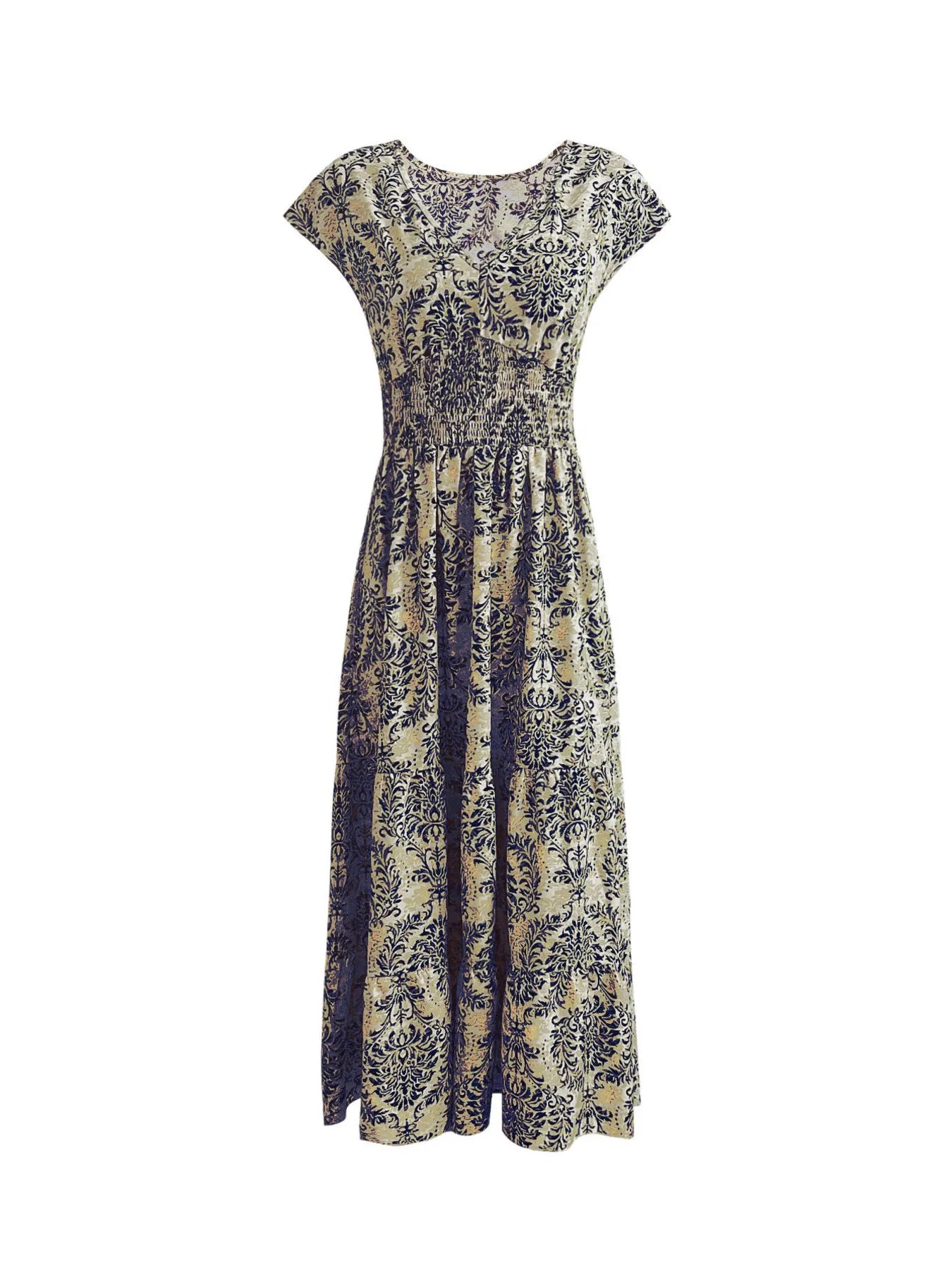 printed long dress