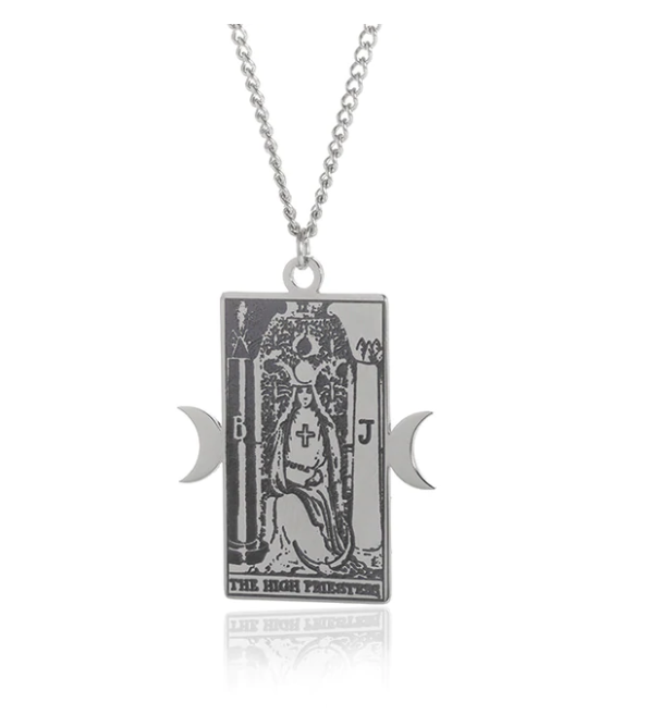 Twelve Constellation Tarot Necklace Retro Constellation Necklace
