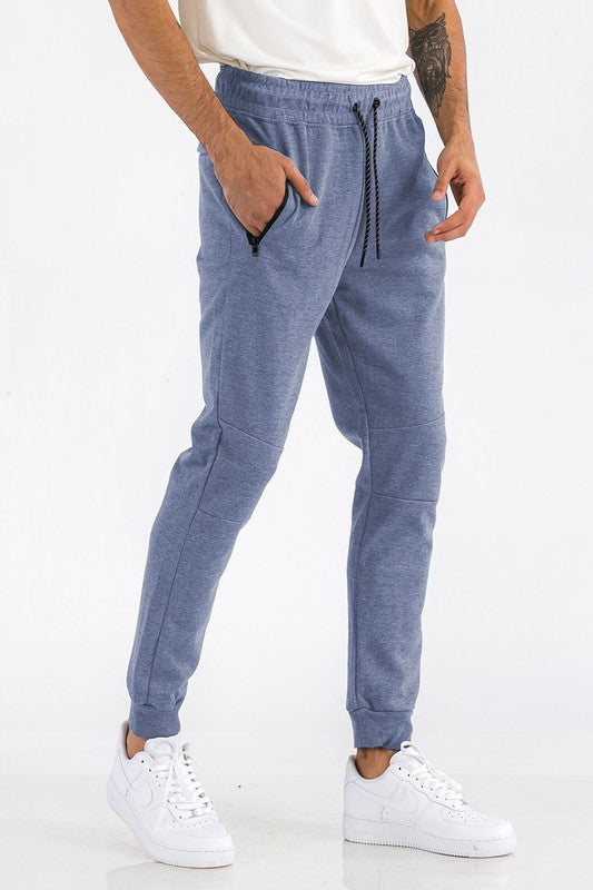 Weiv Mens Solid Heathered Jogger