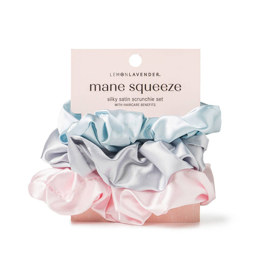 Mane Squeeze Oversized Satin Scrunchies 3pack