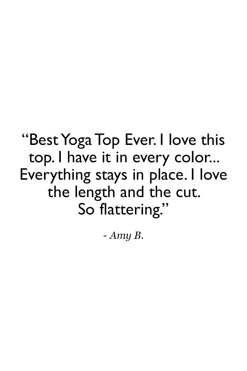 GRACE YOGA HALTER: BLACK