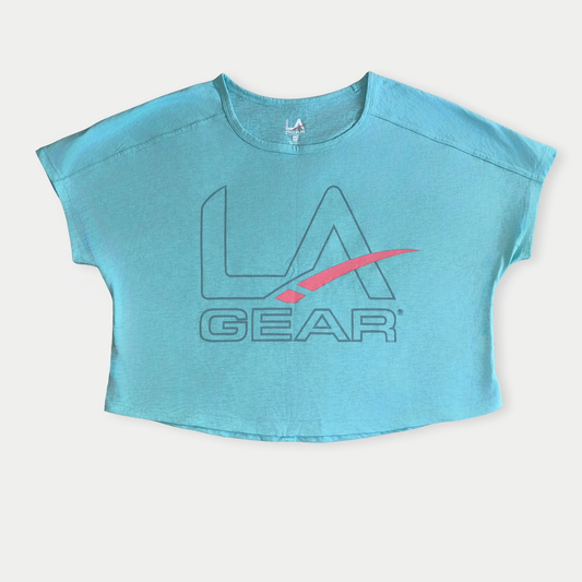 LA GEAR LOGO CROPPED TEE