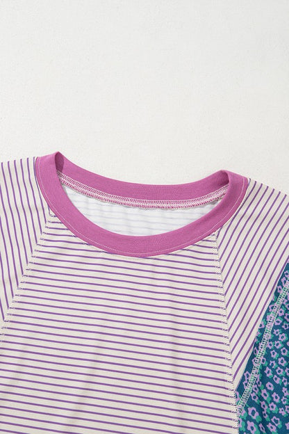 Shirt style with relaxed cut pairs well with jeans, shorts or skirts.