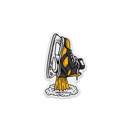 Rocket Skate Hockey Sticker