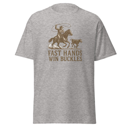 Fast Hands Win Buckles Men’s Graphic Tee