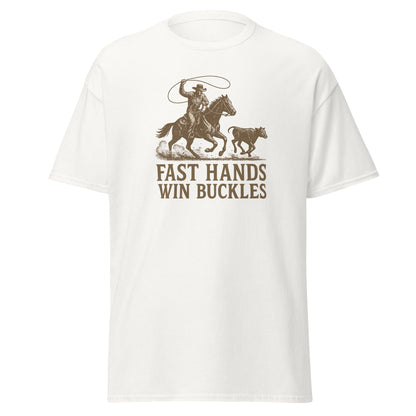 Fast Hands Win Buckles Men’s Graphic Tee